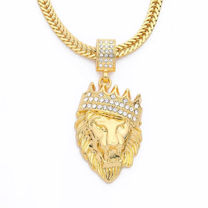 Majestic Lion Head Necklace