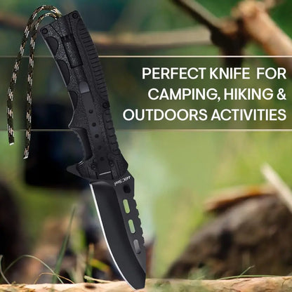 Tactical Folding Knife with Paracord, Whistle &amp; Fire starter