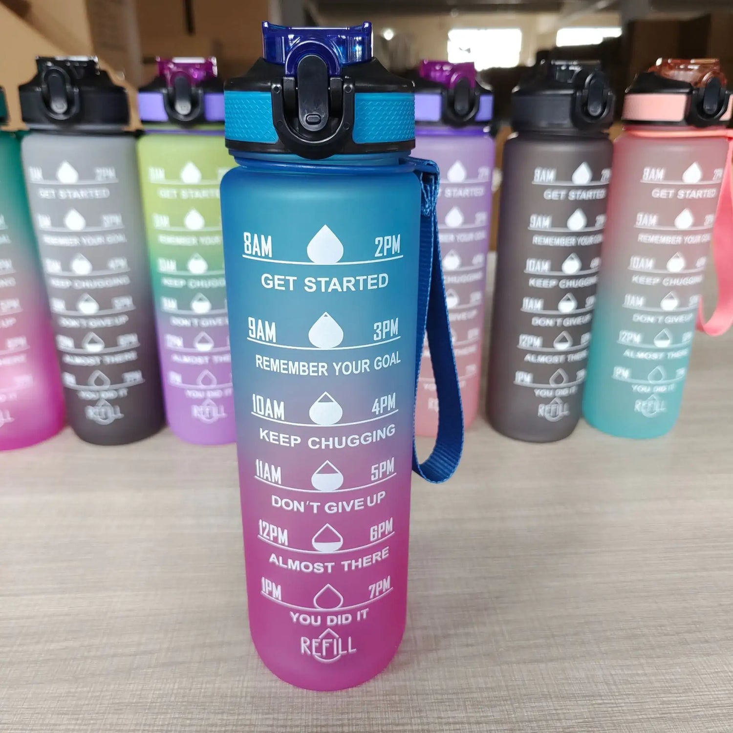 Motivational Sport Water Bottle