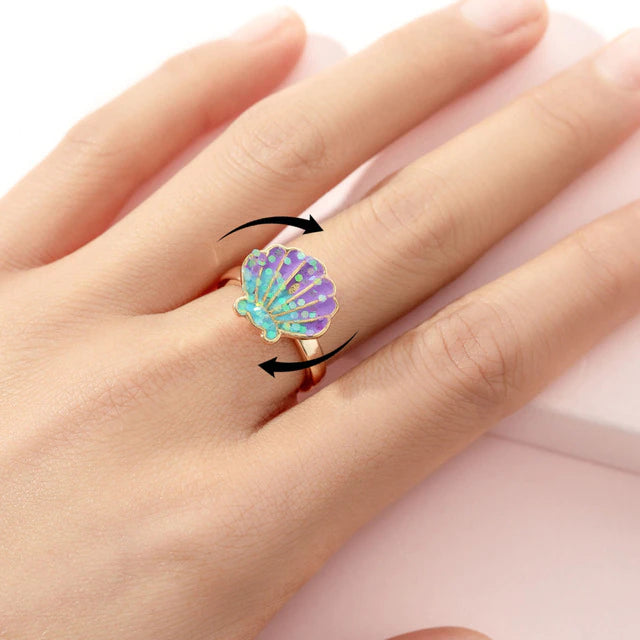 Rotatable Fidget Anxiety Ring