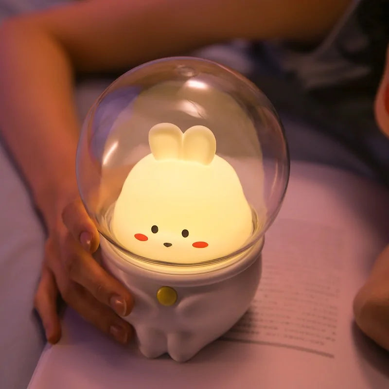 Space Capsule Rabbit Lamp