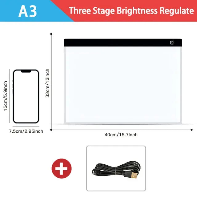 Dimmable LED Drawing Pad: Creative Kids&