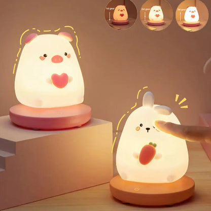 Adorable Cartoon Touch Lamp