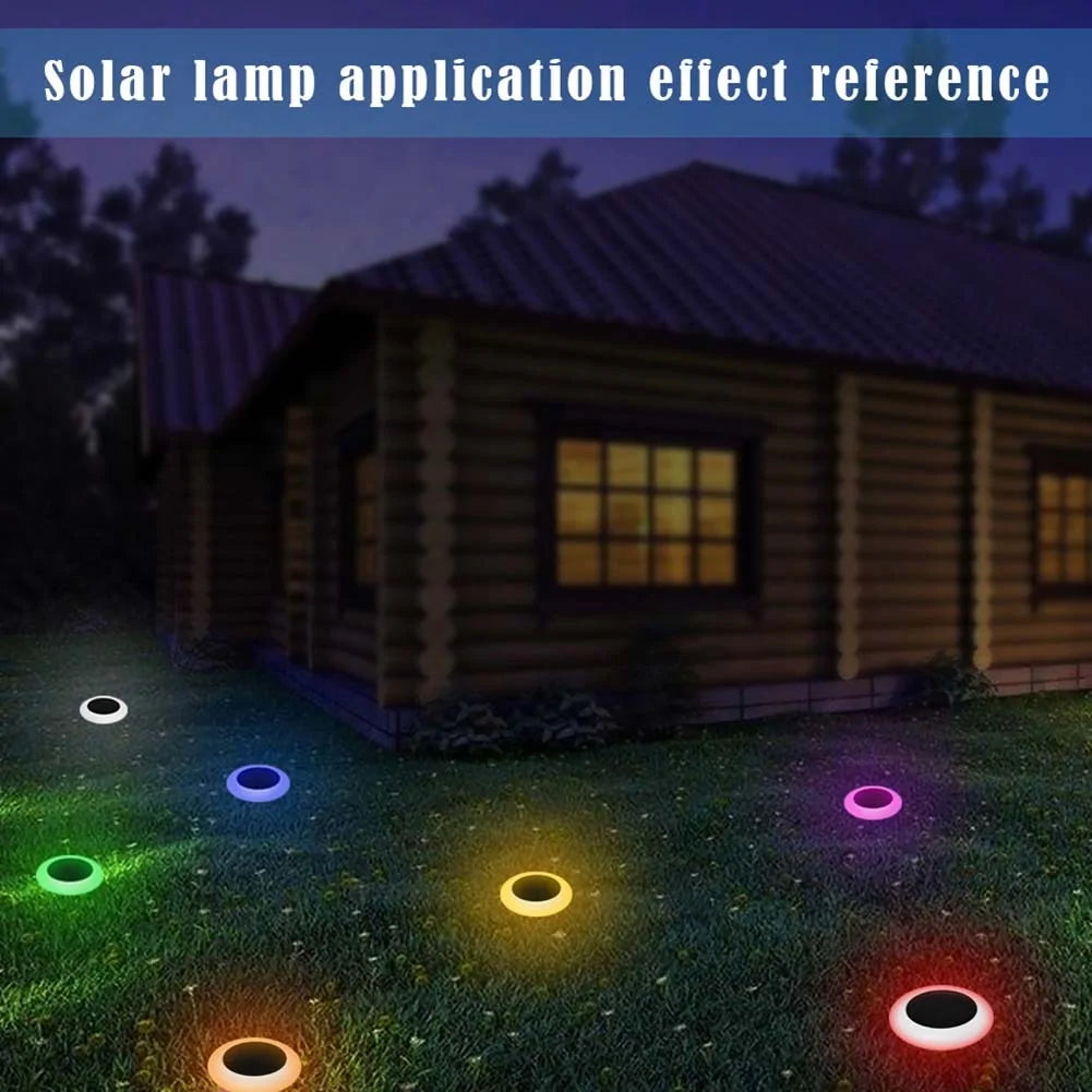 Solar Panel Lawn Lamp