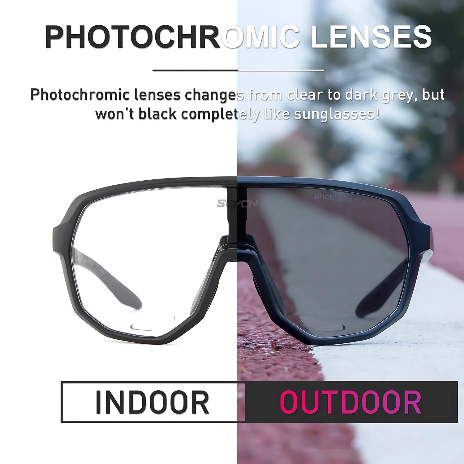 Photochromic All-Sport Sunglasses