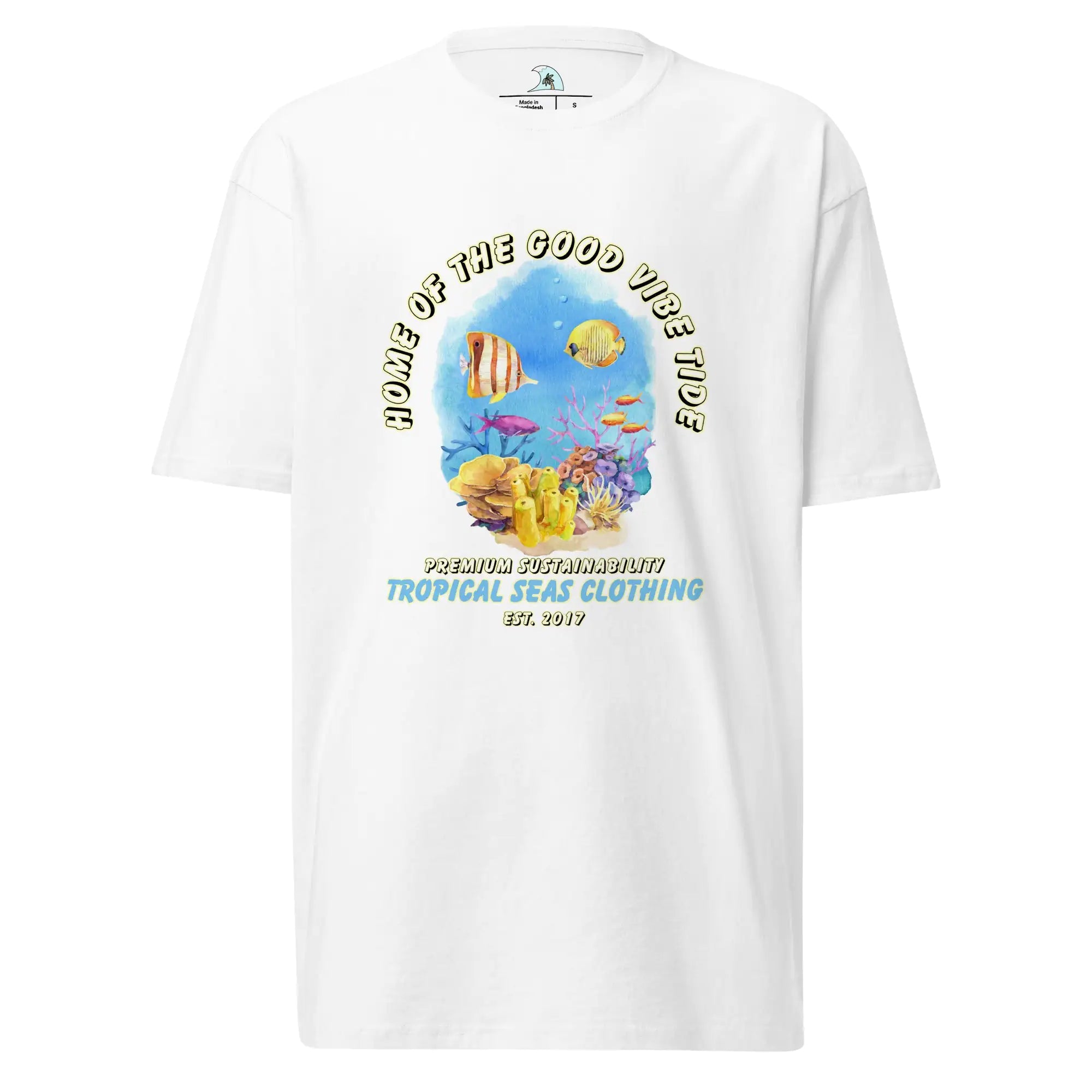 Men’s Premium Heavyweight Watercolor Reef tee