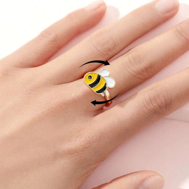 Rotatable Fidget Anxiety Ring