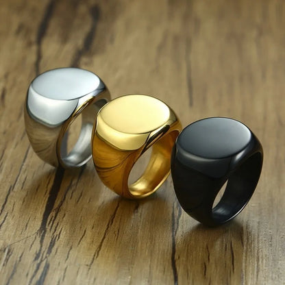 Stainless Steel Signet Ring