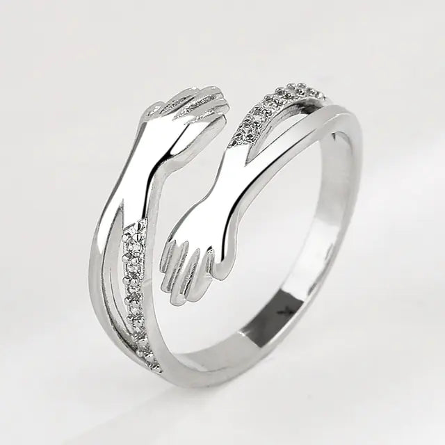 Silver Hug Ring