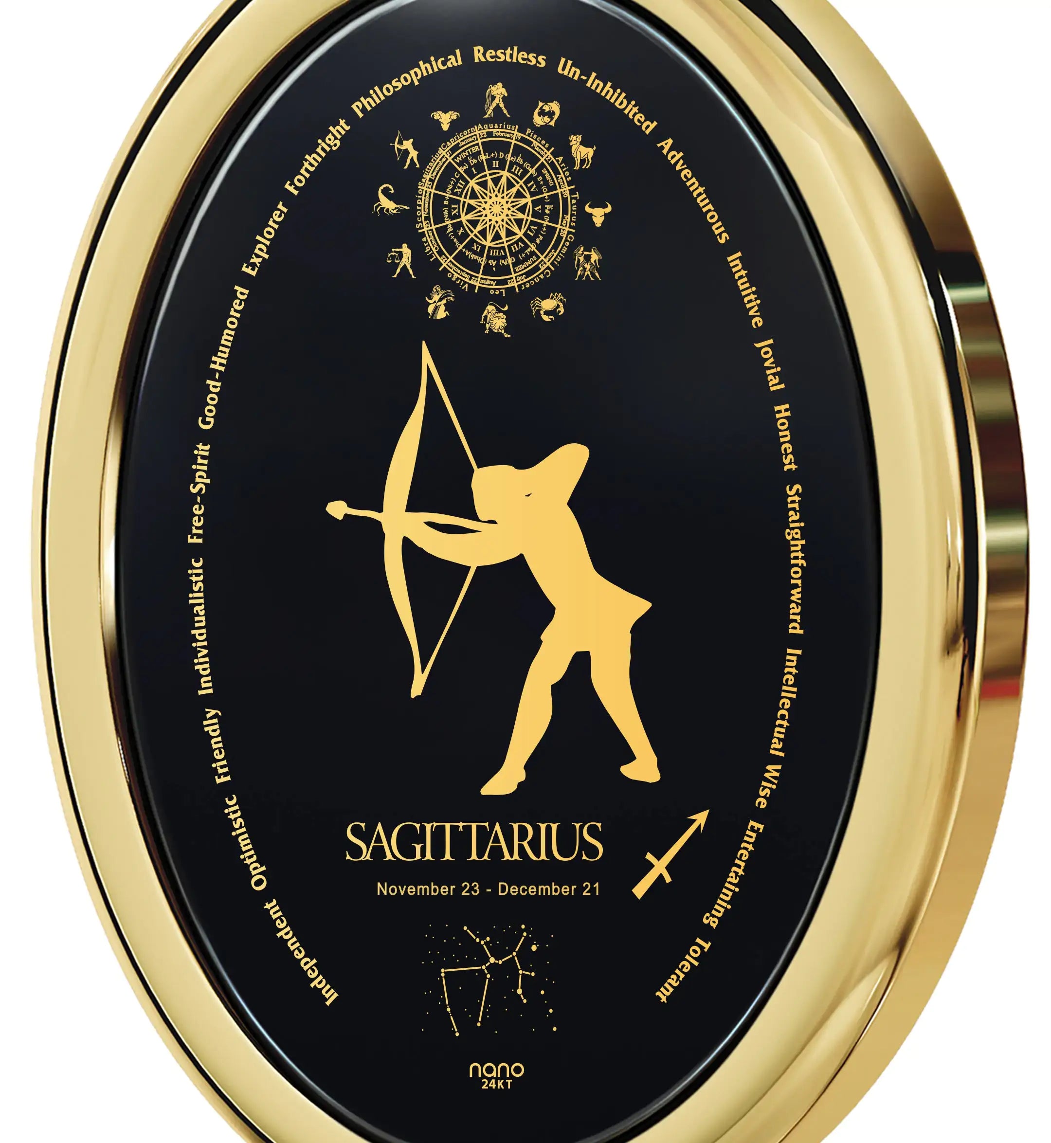 Sagittarius Zodiac Necklace