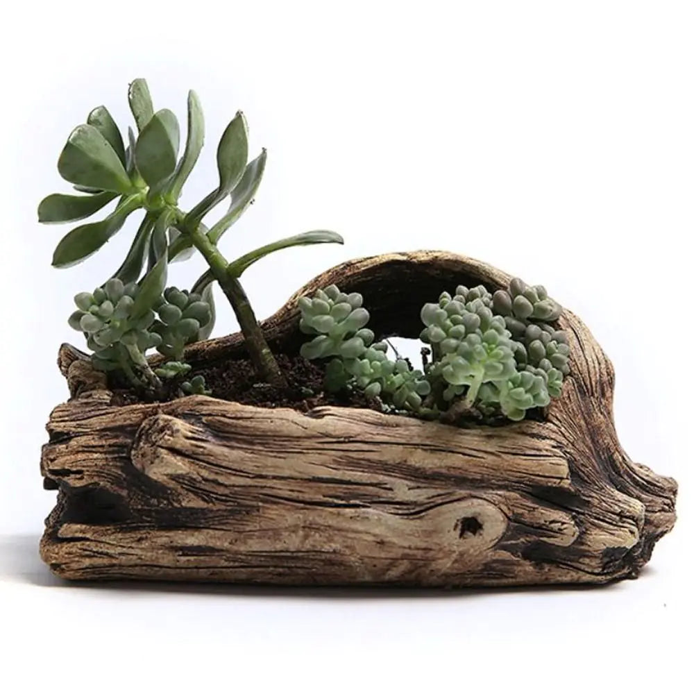 Tree-Shaped Resin Succulent Planter: Outdoor &amp; Indoor Garden Ornament