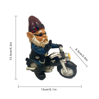 Biker Garden Gnome