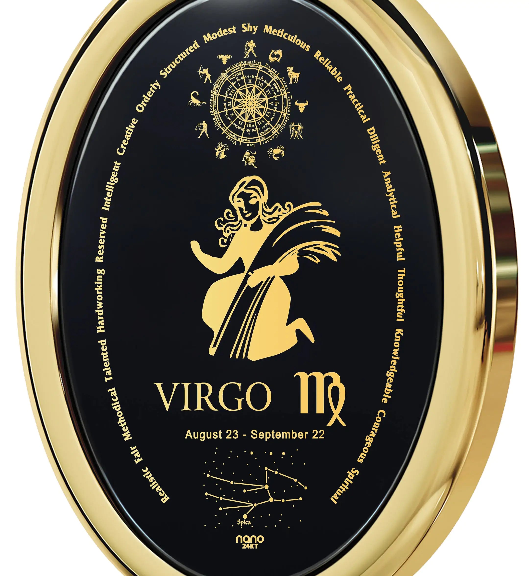 Virgo Zodiac Necklace