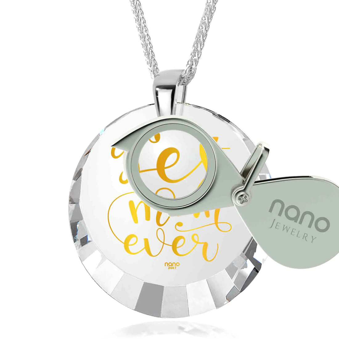 Best Mom Silver Necklace