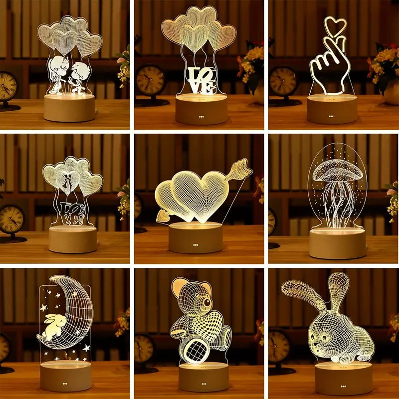 3D Acrylic Led Lamp