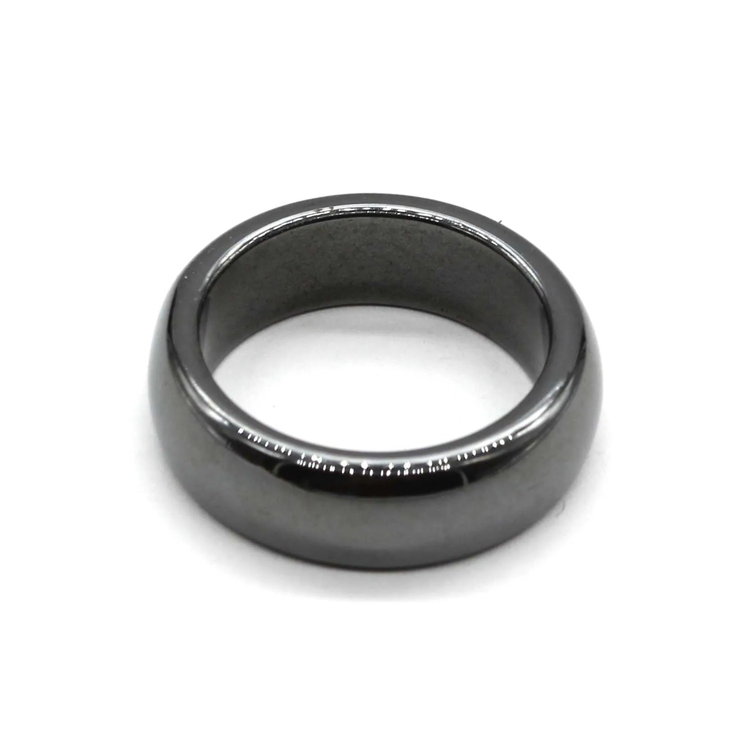 KFT Natural Black Hematite Magnetic Healing Ring