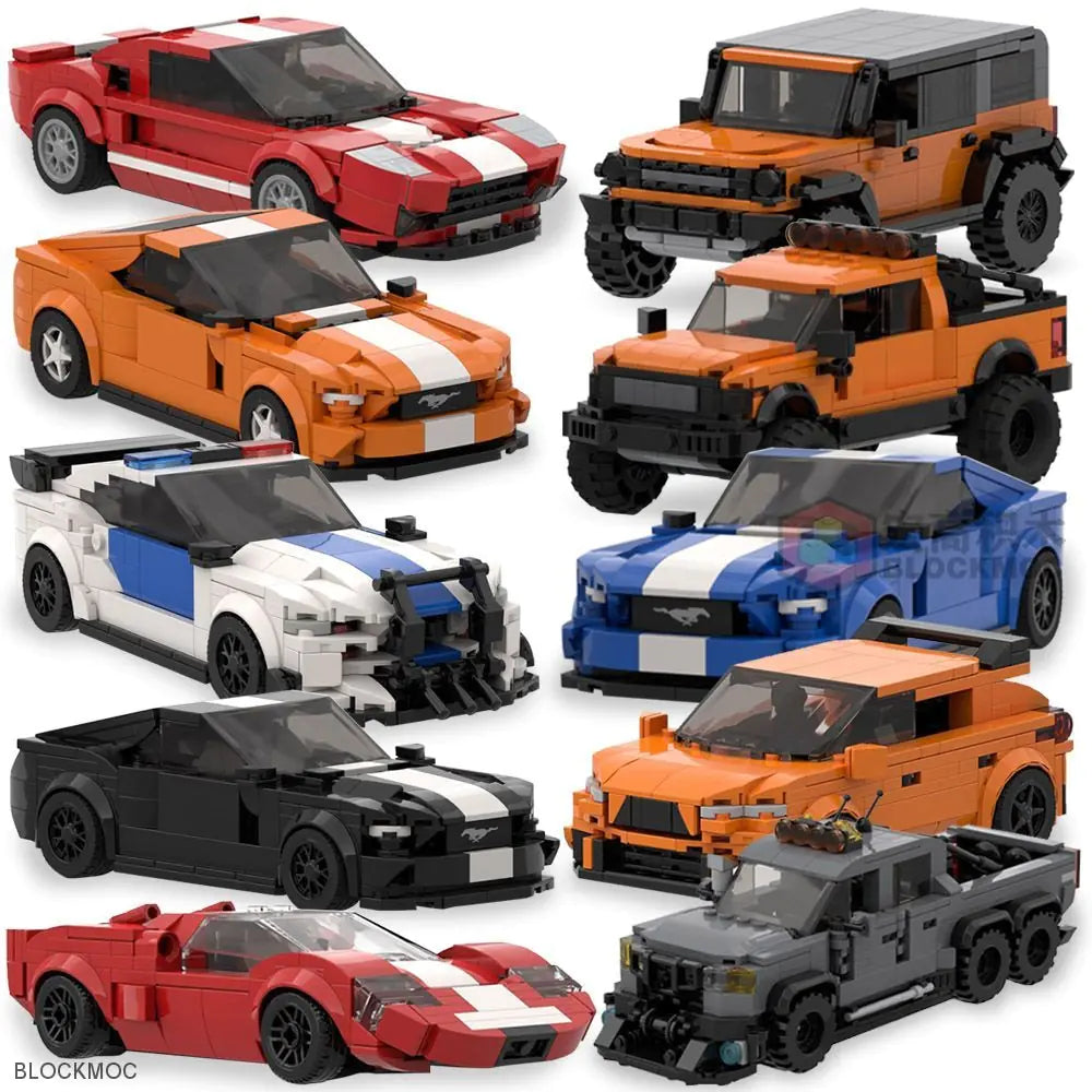 MOC Racing Sports Car Set Blocks