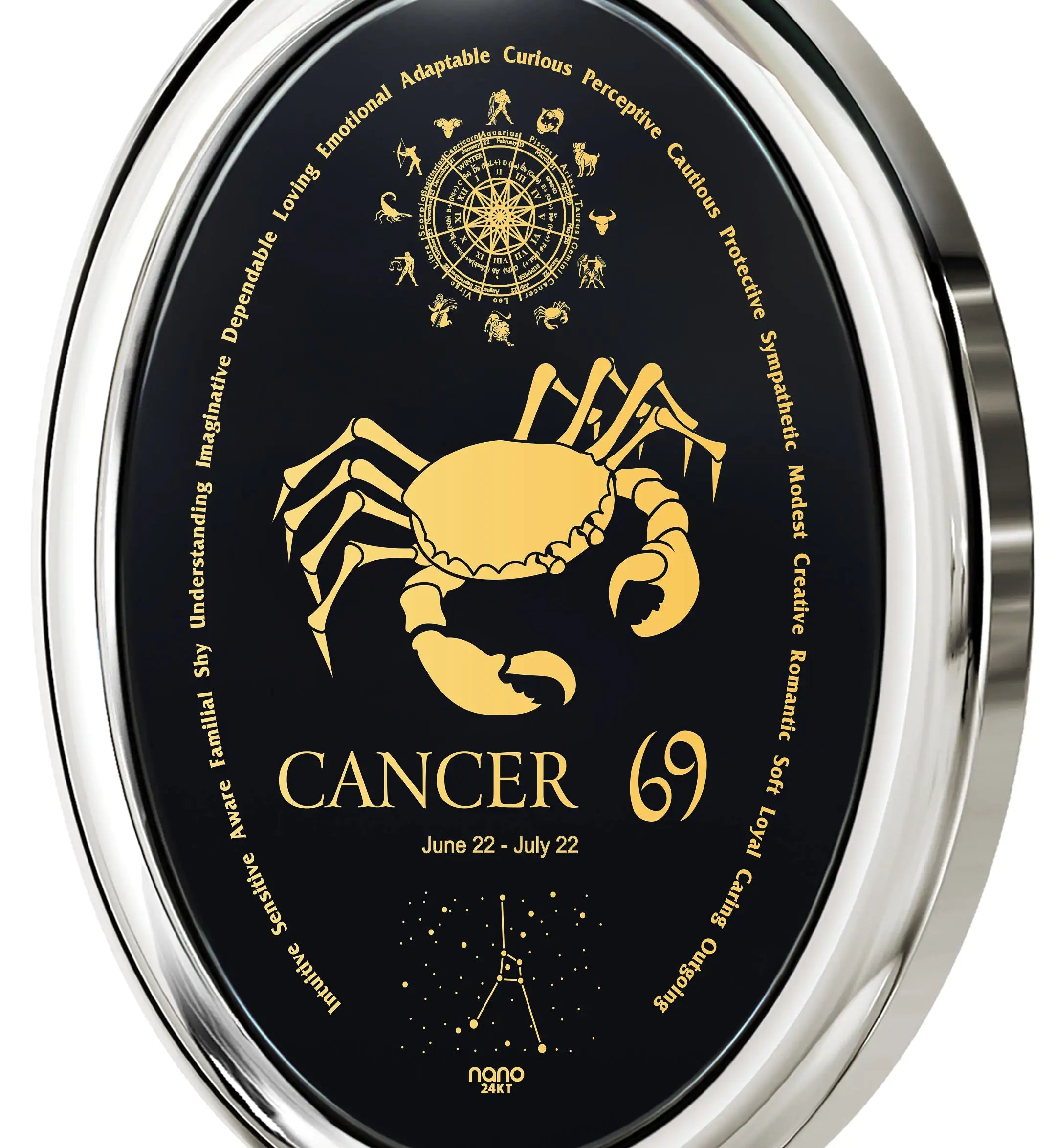 Cancer Zodiac Necklace