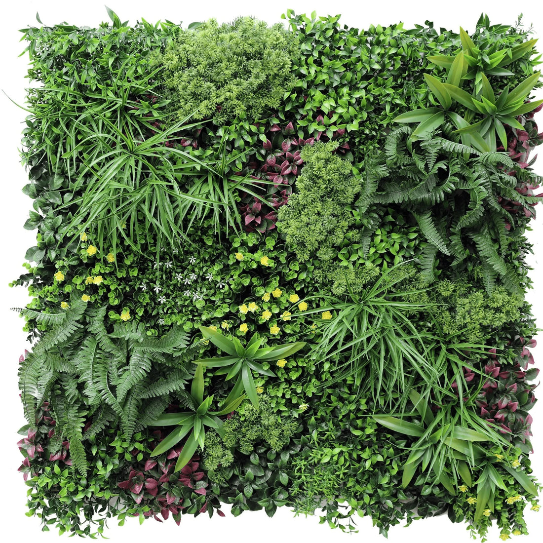 Country Fern Artificial Vertical Garden 40&quot; x 40&quot; 11SQ FT UV Resistant