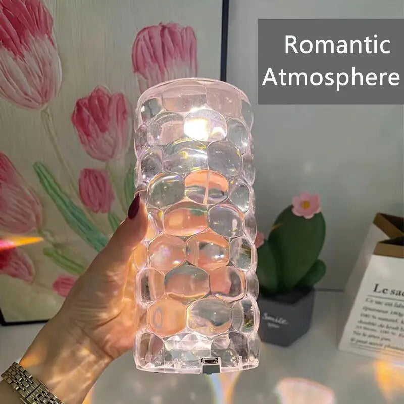 Adjustable Crystal Table Lamp