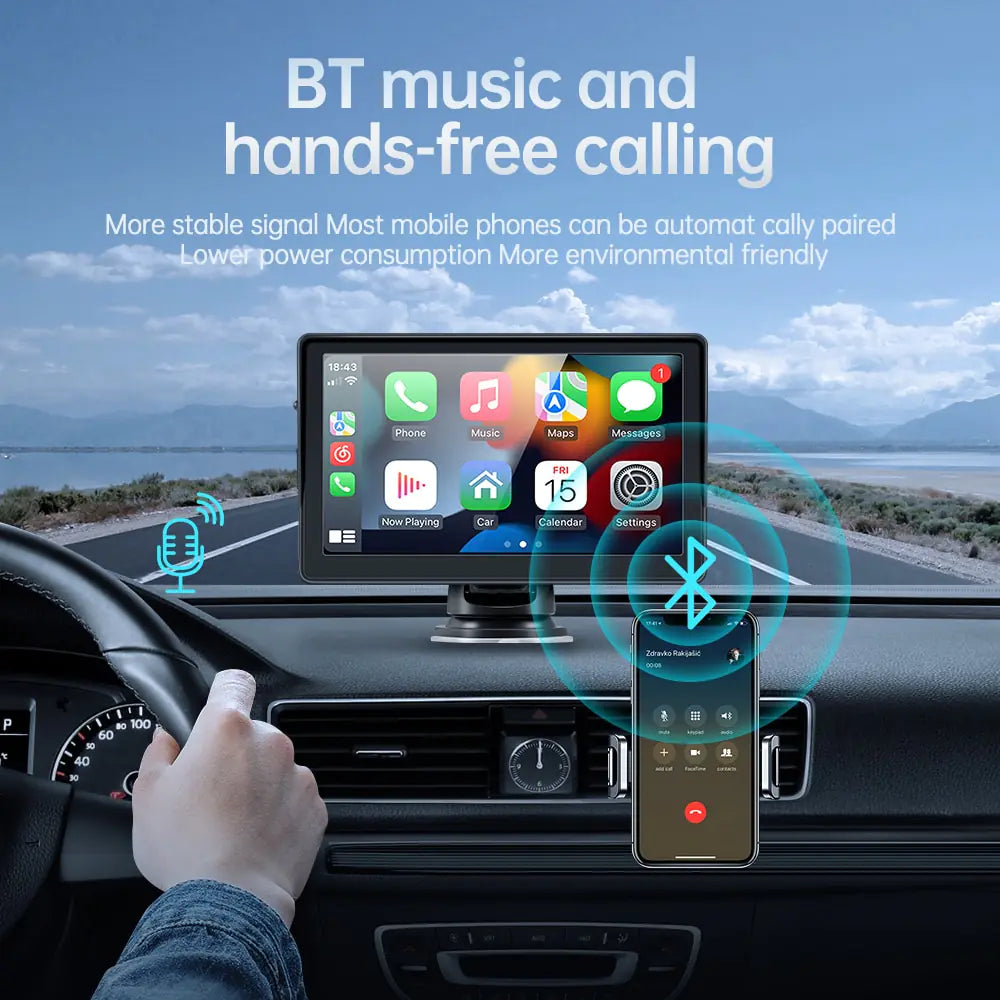 Universal 7inch Car Radio Multimedia Video Player Wireless