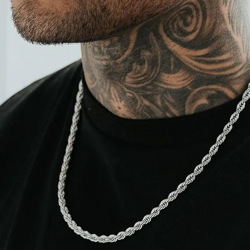 Minimalist  Men  Long Necklace