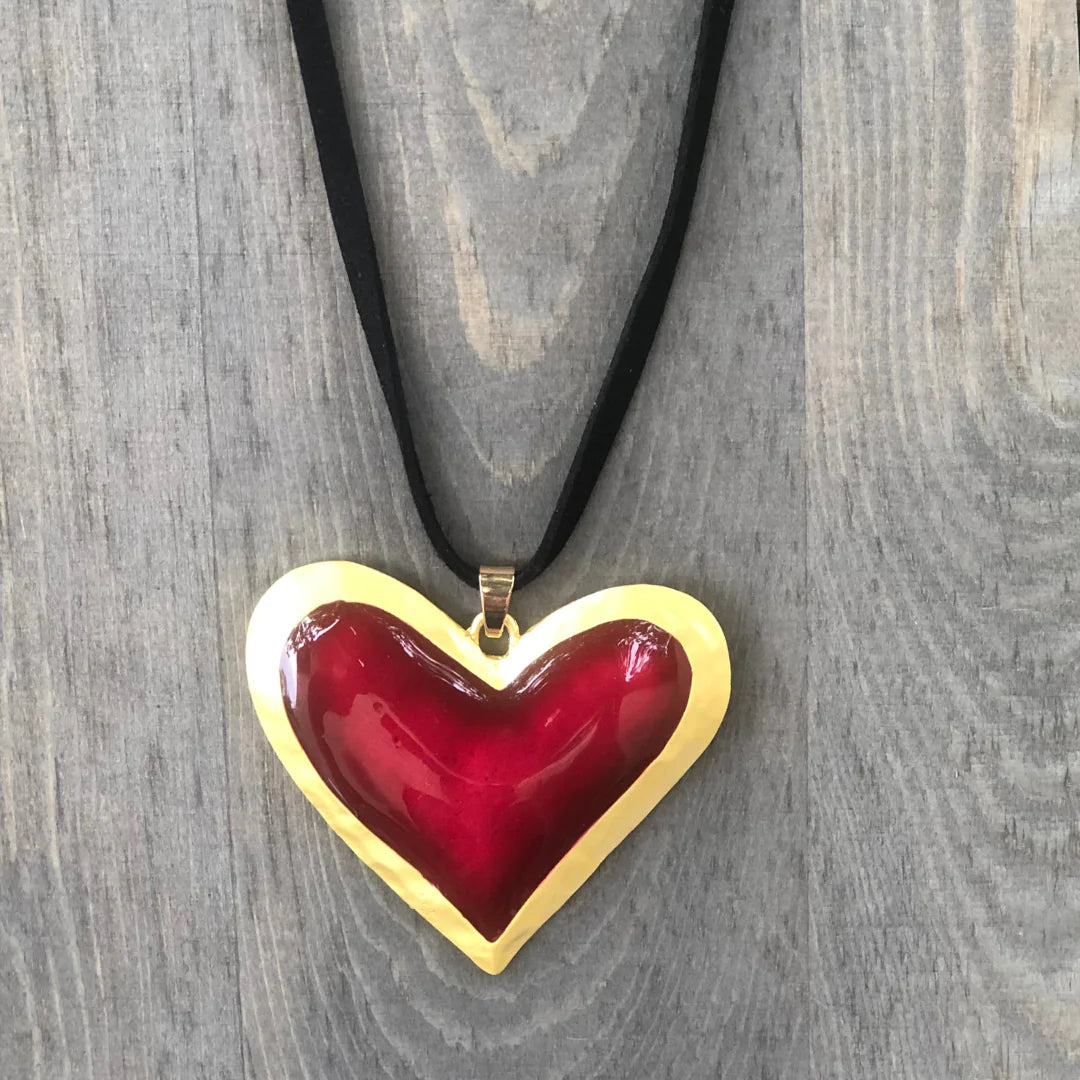 Red Heart Necklace