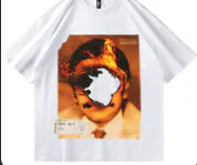 T-shirt Streetwear Fire Flame Burning