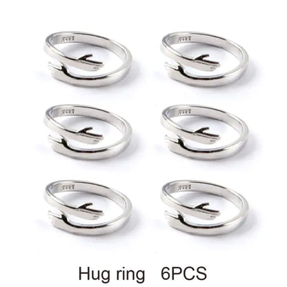 Silver Hug Ring