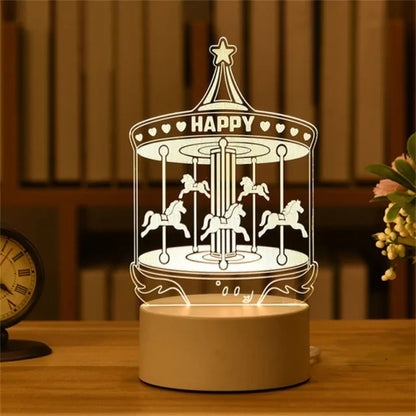 Romantic 3D Lamp