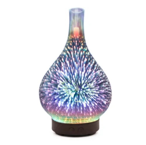 Firework Glass Humidifier Lamp