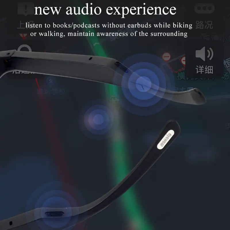 Hands-Free Calling Anti-Blue Eyeglasses