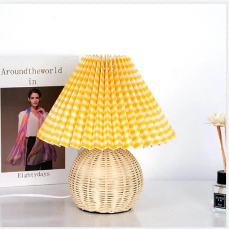 Vintage Rattan Lamp