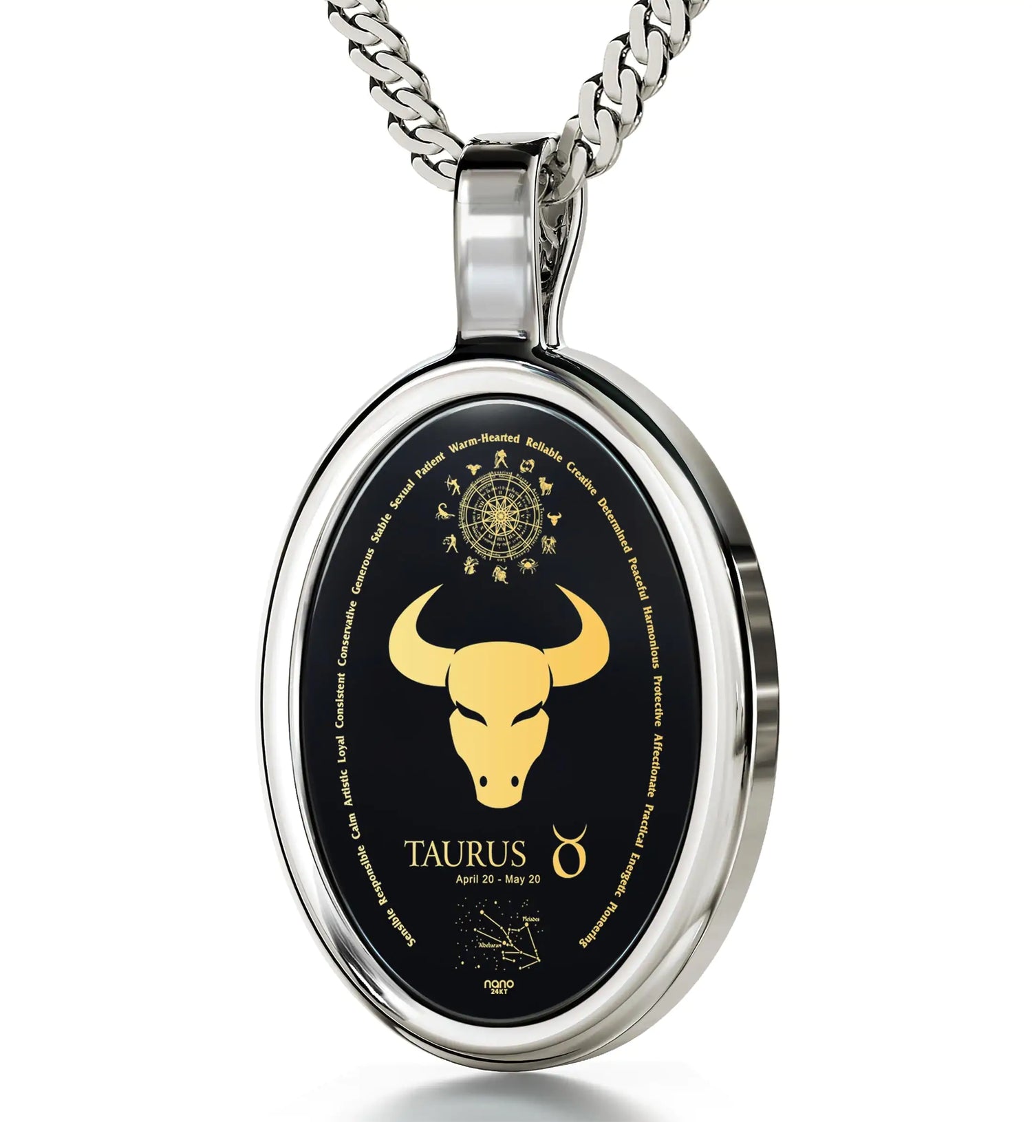 Taurus Zodiac Necklace