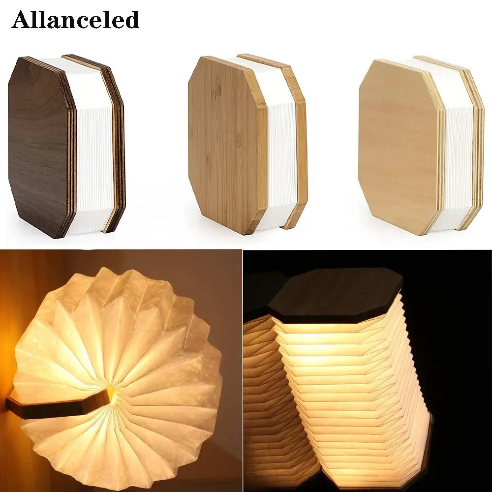 Folding LED Accordion Lamp