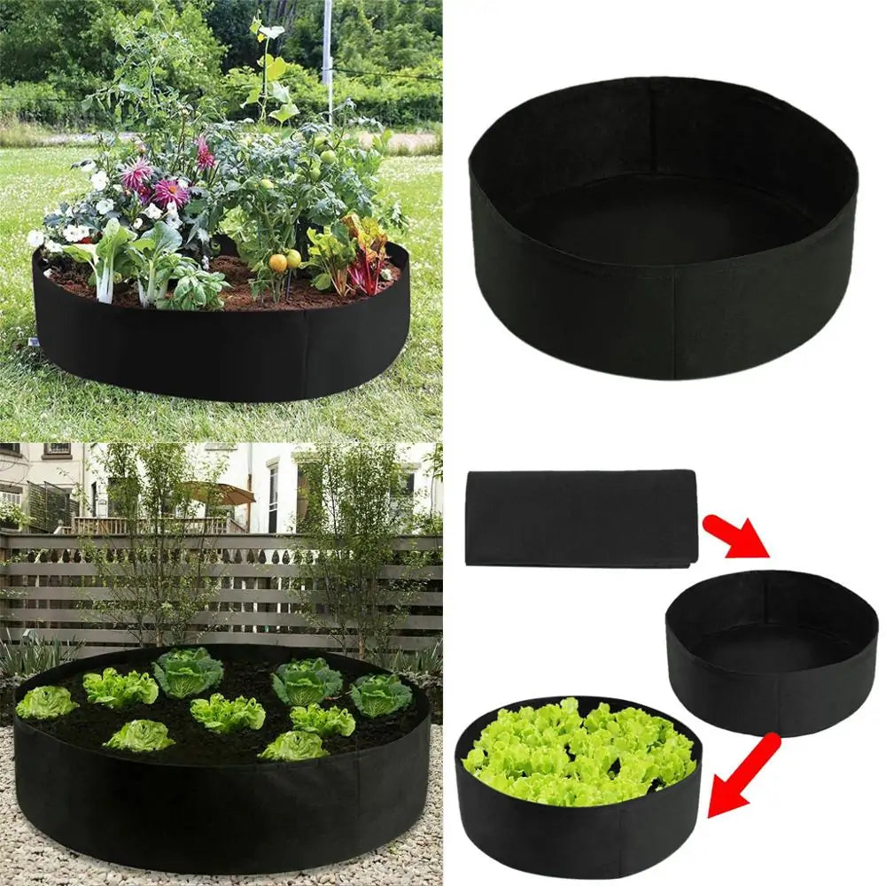 Fabric Raised Garden Bed Plants Nursery Pot