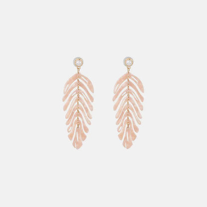 Leaf Shape Dangle Earrings