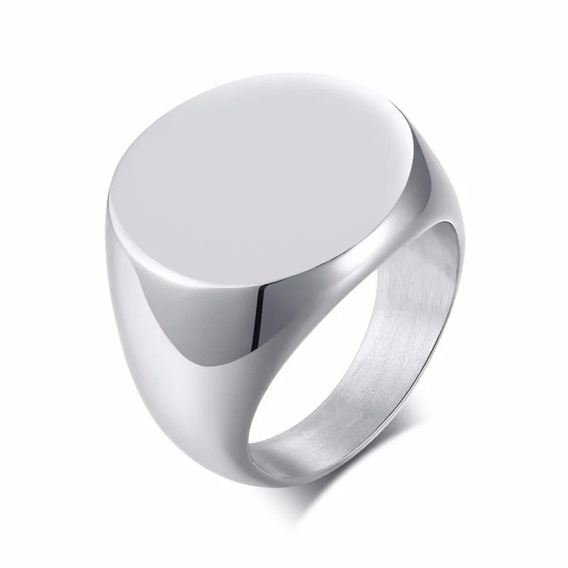 Stainless Steel Signet Ring