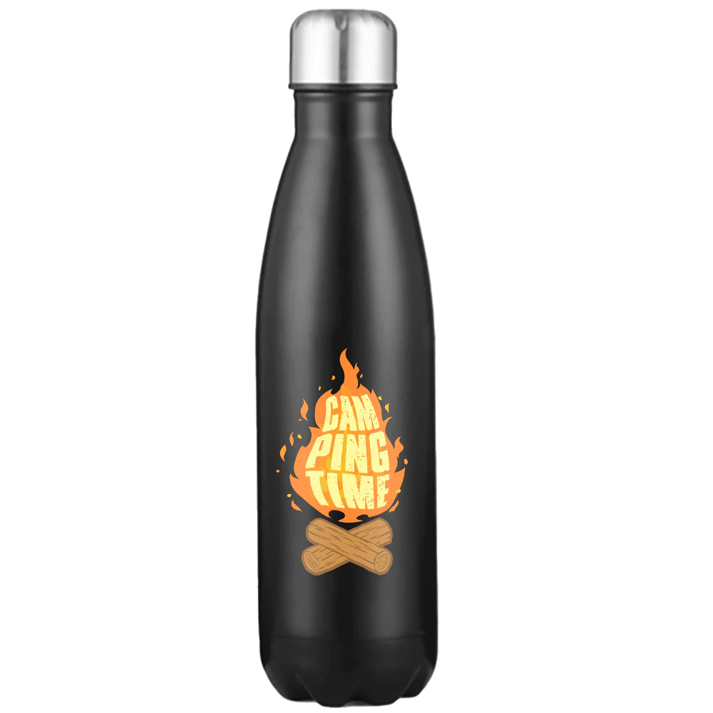 Camp Fire Stainless Steel Water Bottle