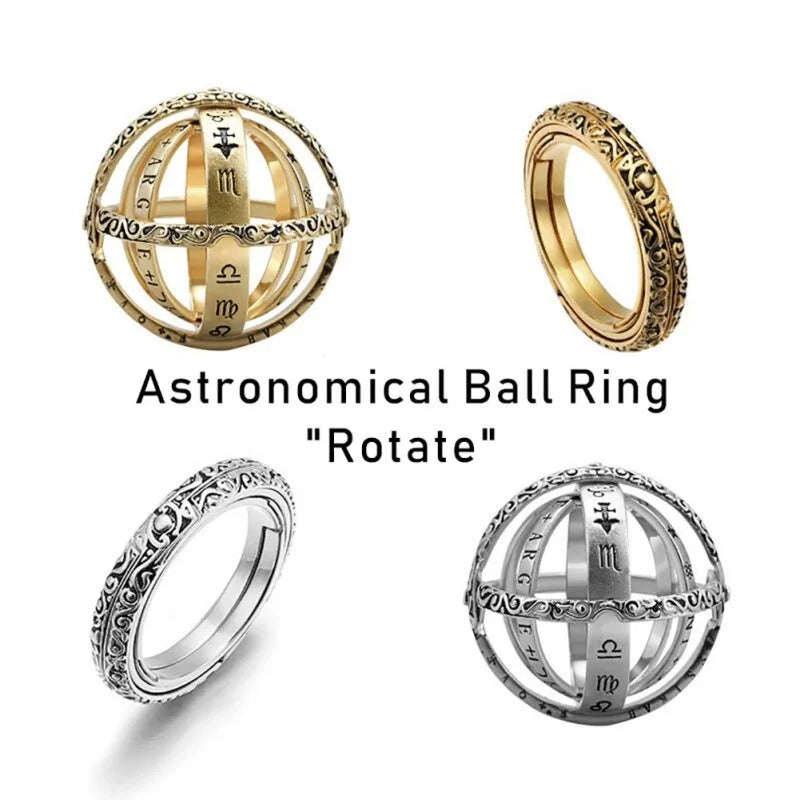 Creative Astronomical Ball Ring