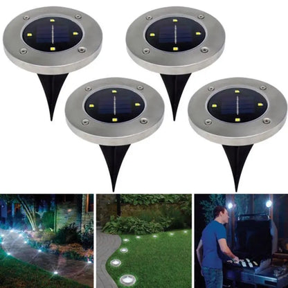 Solar Garden Disk Light