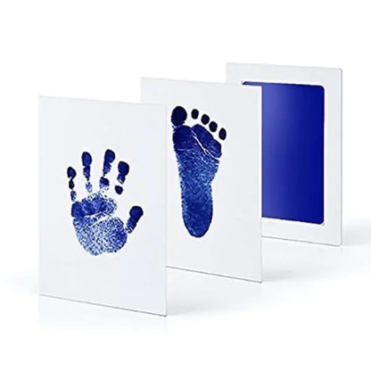 Baby Hand And Footprint Kit Ink Pads Photo Frame