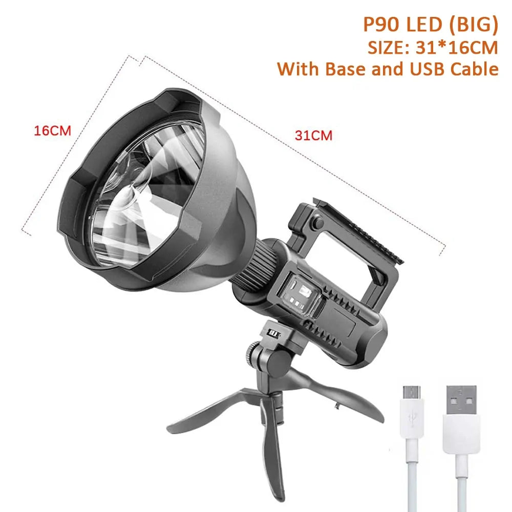 LED Waterproof Spotlight With Tripod Base