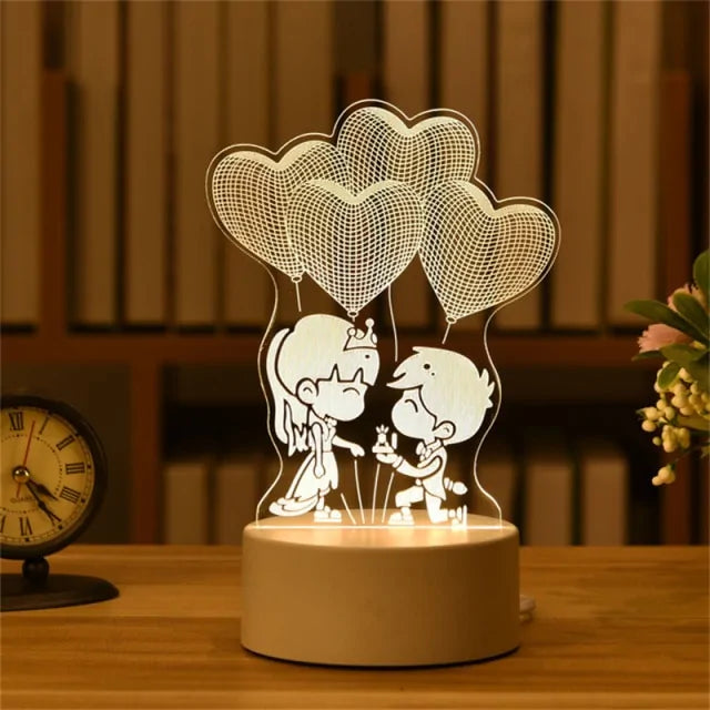 Romantic 3D Lamp