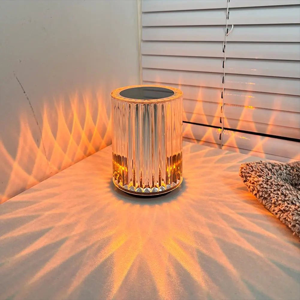 Bedside Crystal Lamp