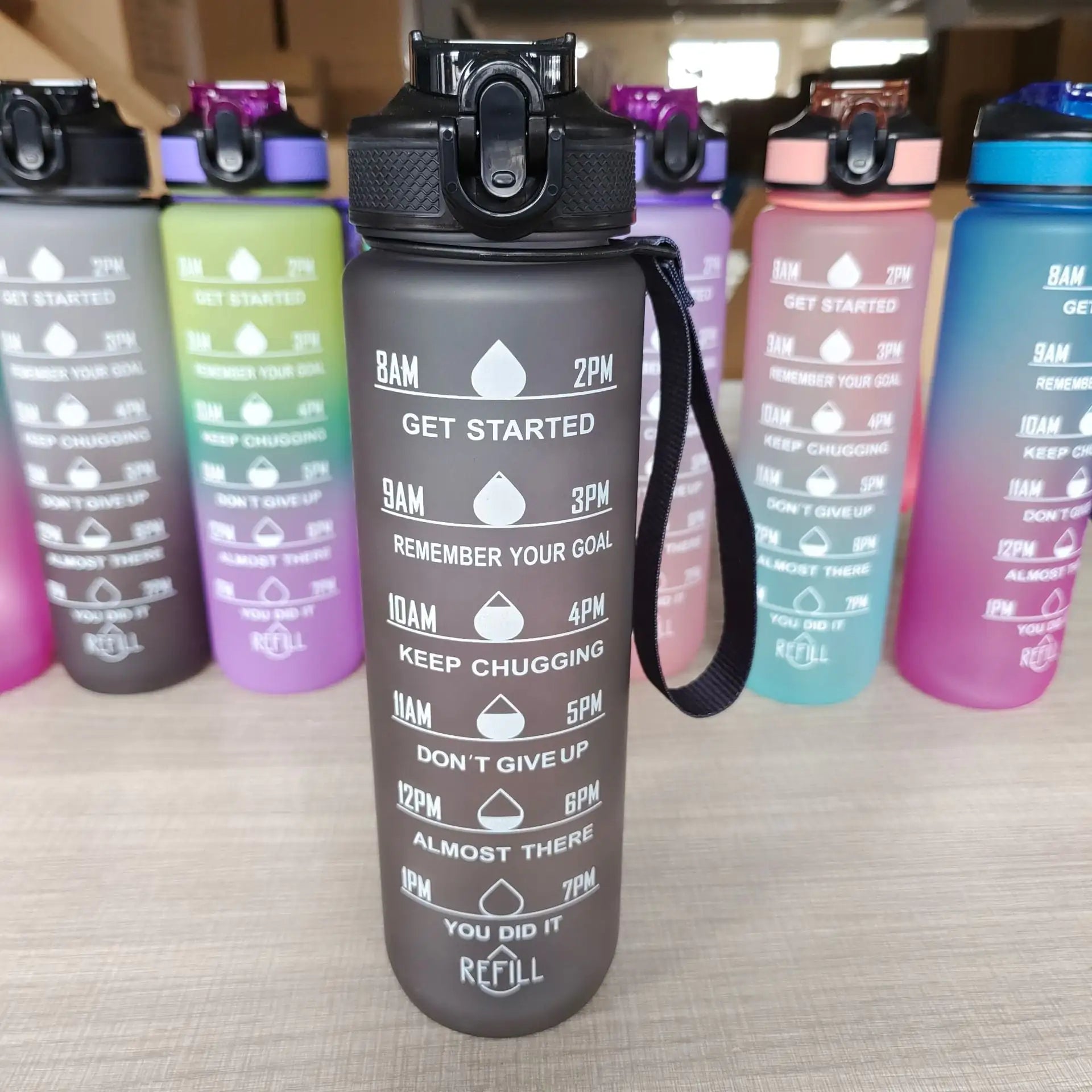 Motivational Sport Water Bottle