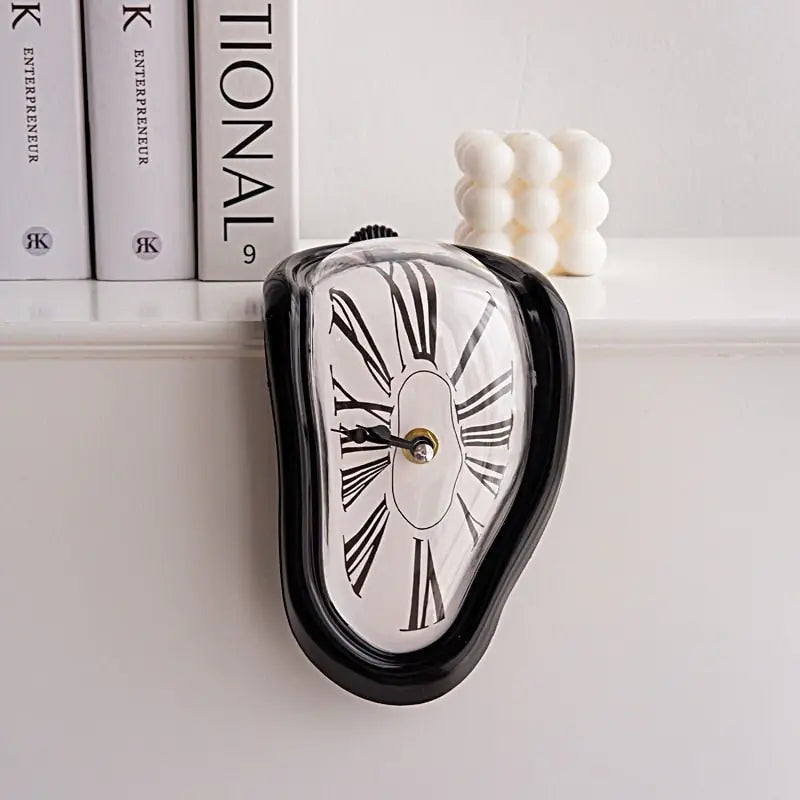 Surreal Melting Distorted Wall Clock