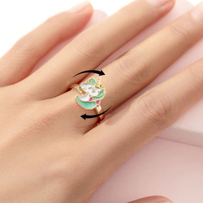 Rotatable Fidget Anxiety Ring