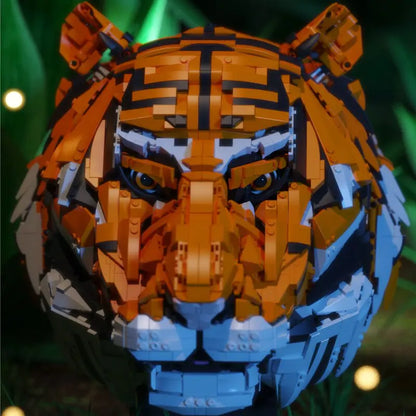 Tiger Head Building Blocks