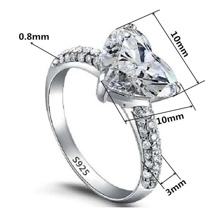 Heart Shaped Diamond Ring